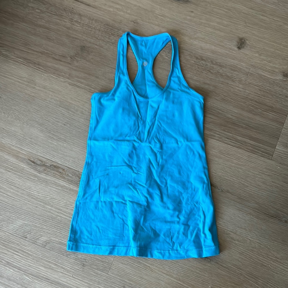 Lululemon Blue Racerback Tank Top